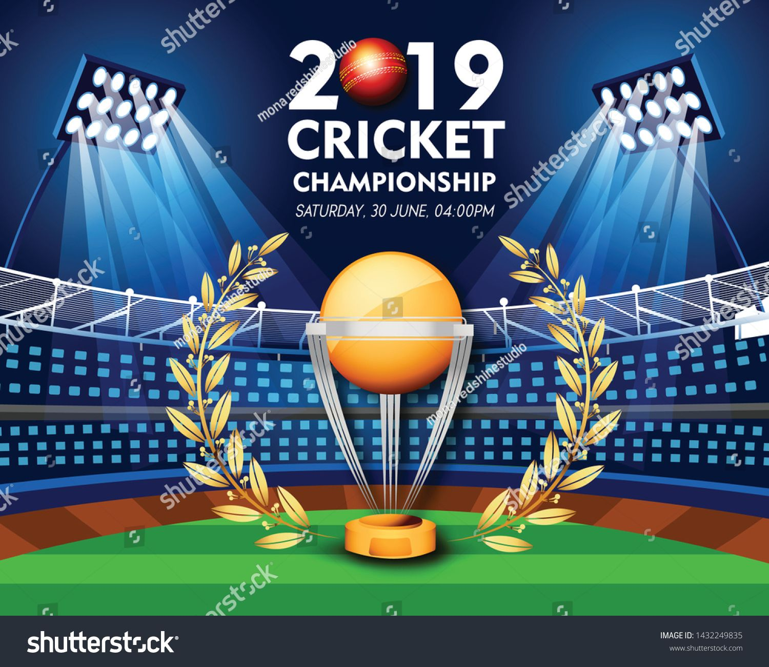 Cricket Banner Design